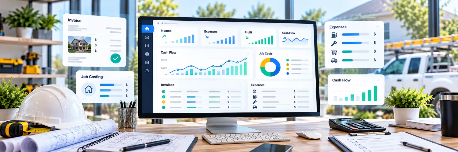 Accounting software for contractors with job costing, invoicing, expense tracking and financial reporting